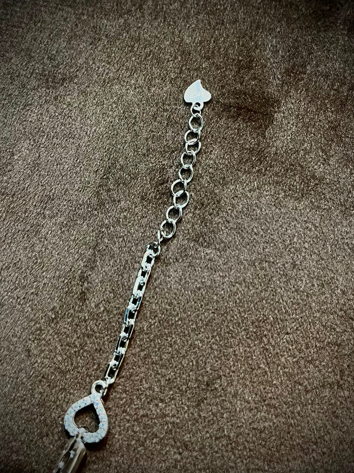 925 Sterling Silver Heart Lock Charm Bracelet | Adjustable Romantic Bracelet for Women