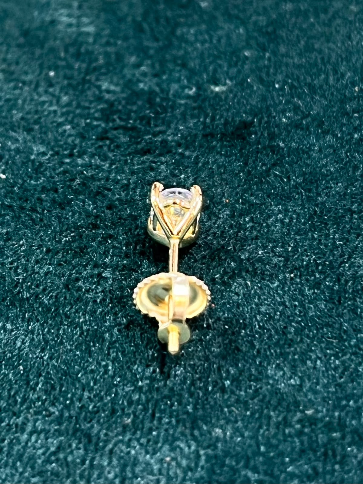925 Silver Solitaire Stud Earring – Timeless Sparkle