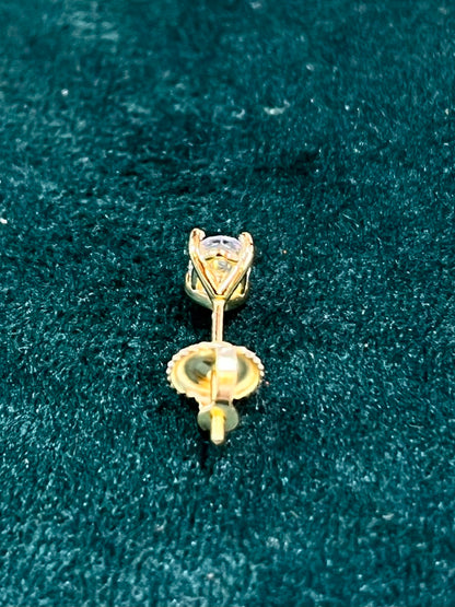 925 Silver Solitaire Stud Earring – Timeless Sparkle