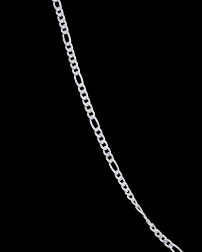 925 Sterling Silver Figaro Chain Necklace for Men & Women