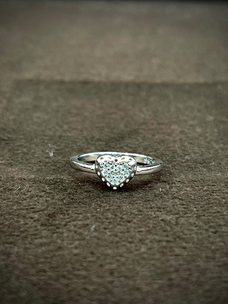 925 Sterling Silver Sparkling Heart Ring for Women | Cubic Zirconia Love Ring