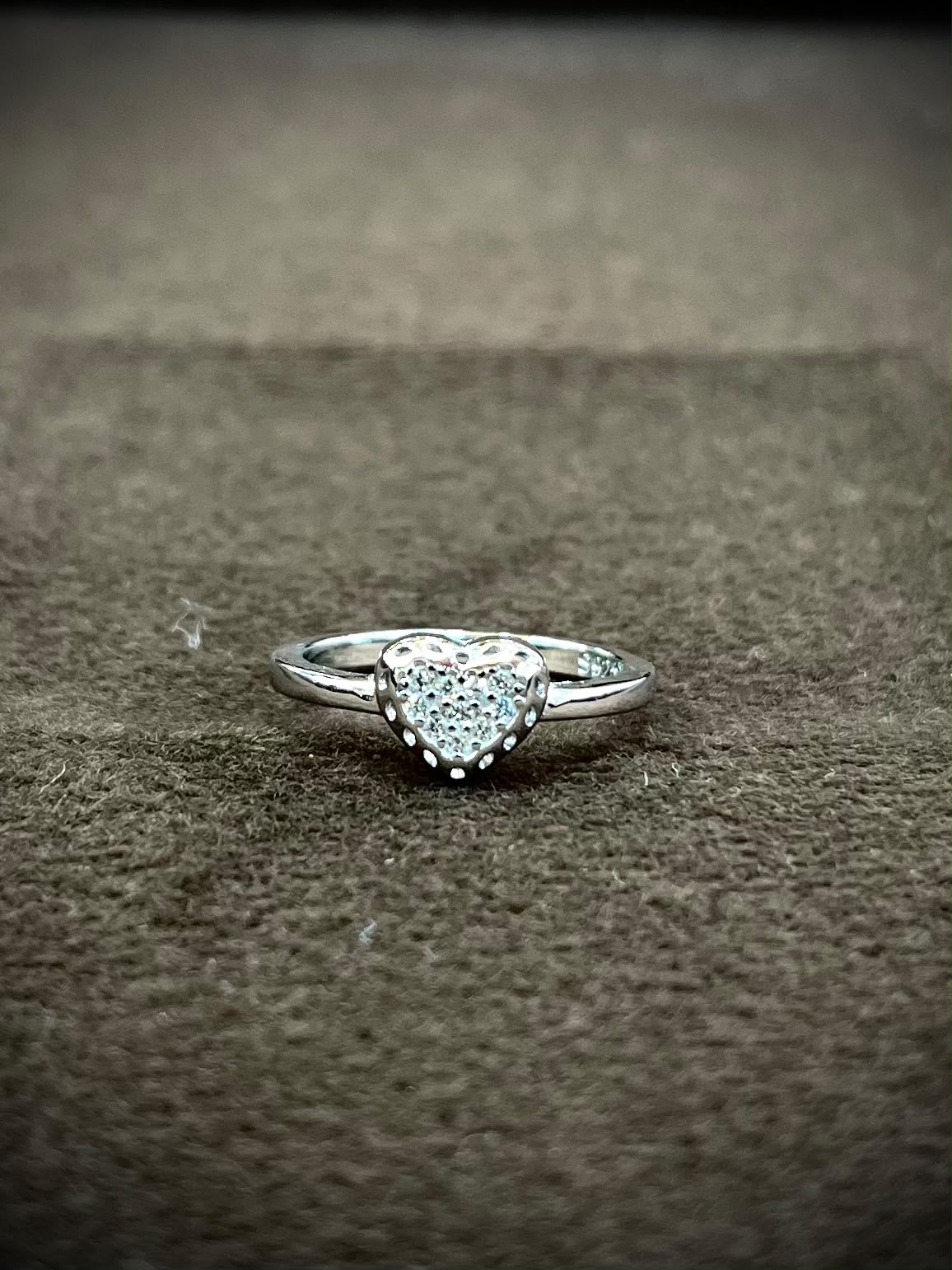 925 Sterling Silver Sparkling Heart Ring for Women | Cubic Zirconia Love Ring