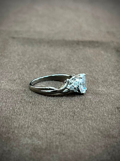 Silverya Radiant Oval Solitaire Ring – 925 Sterling Silver