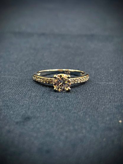 Silverya Classic Round Solitaire Ring – 925 Sterling Silver | Size 7