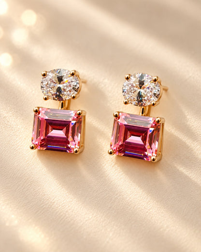 Blush Prism Drop 925 Silver Earrings