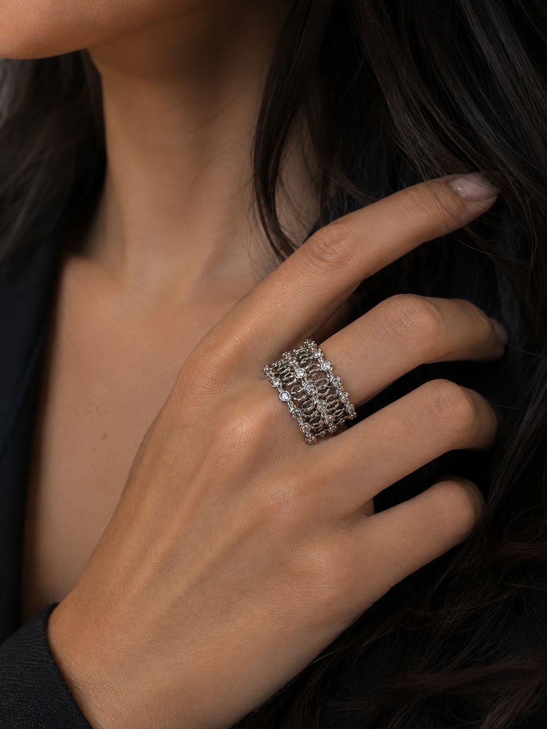 Silverya 925 Sterling Silver Convertible Ring Bracelet