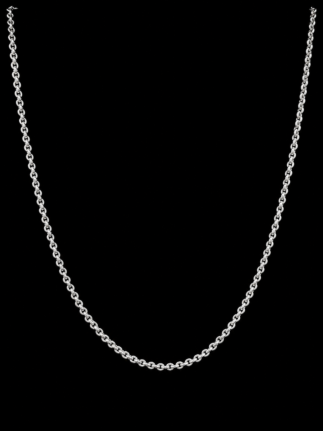 Silverya 925 Sterling Silver Classic Cable Chain Necklace