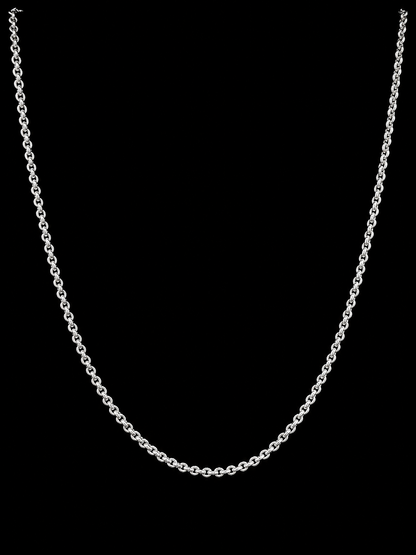 Silverya 925 Sterling Silver Classic Cable Chain Necklace