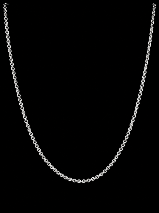 Silverya 925 Sterling Silver Classic Cable Chain Necklace